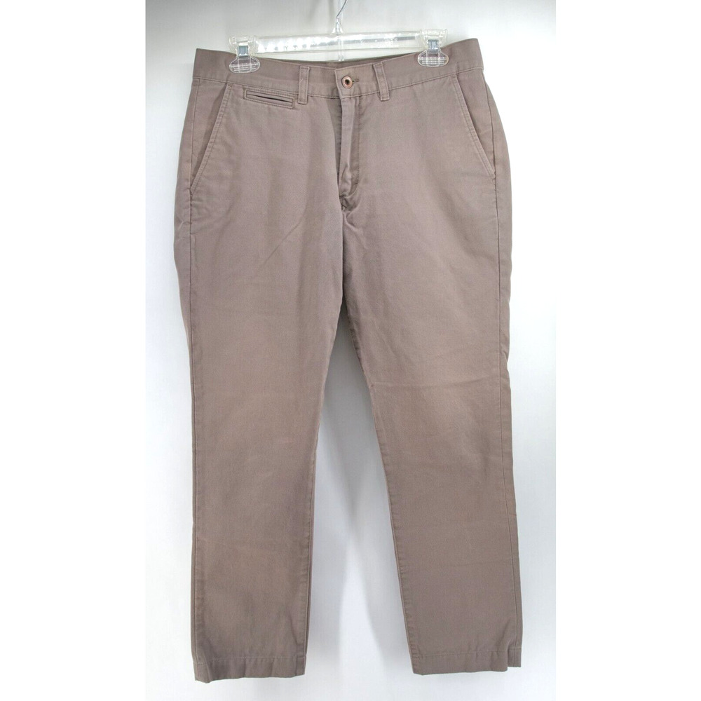 Taylor Stitch Foundation Slim-Fit Chino‎ Pants Gray Mens Size 31 32x29